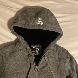 Faux Fur TNA Hoodie